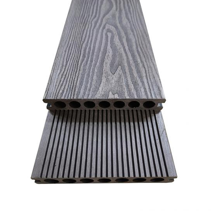 SRL-3D 148*23mm Puusyistä kuviollinen terassi pyöreällä reiällä